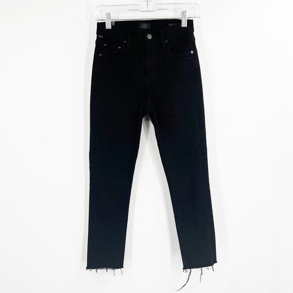 Citizens of Humanity COH Rocket Mid-Rise Skinny Jeans Raw Hem - Picture 1 of 9